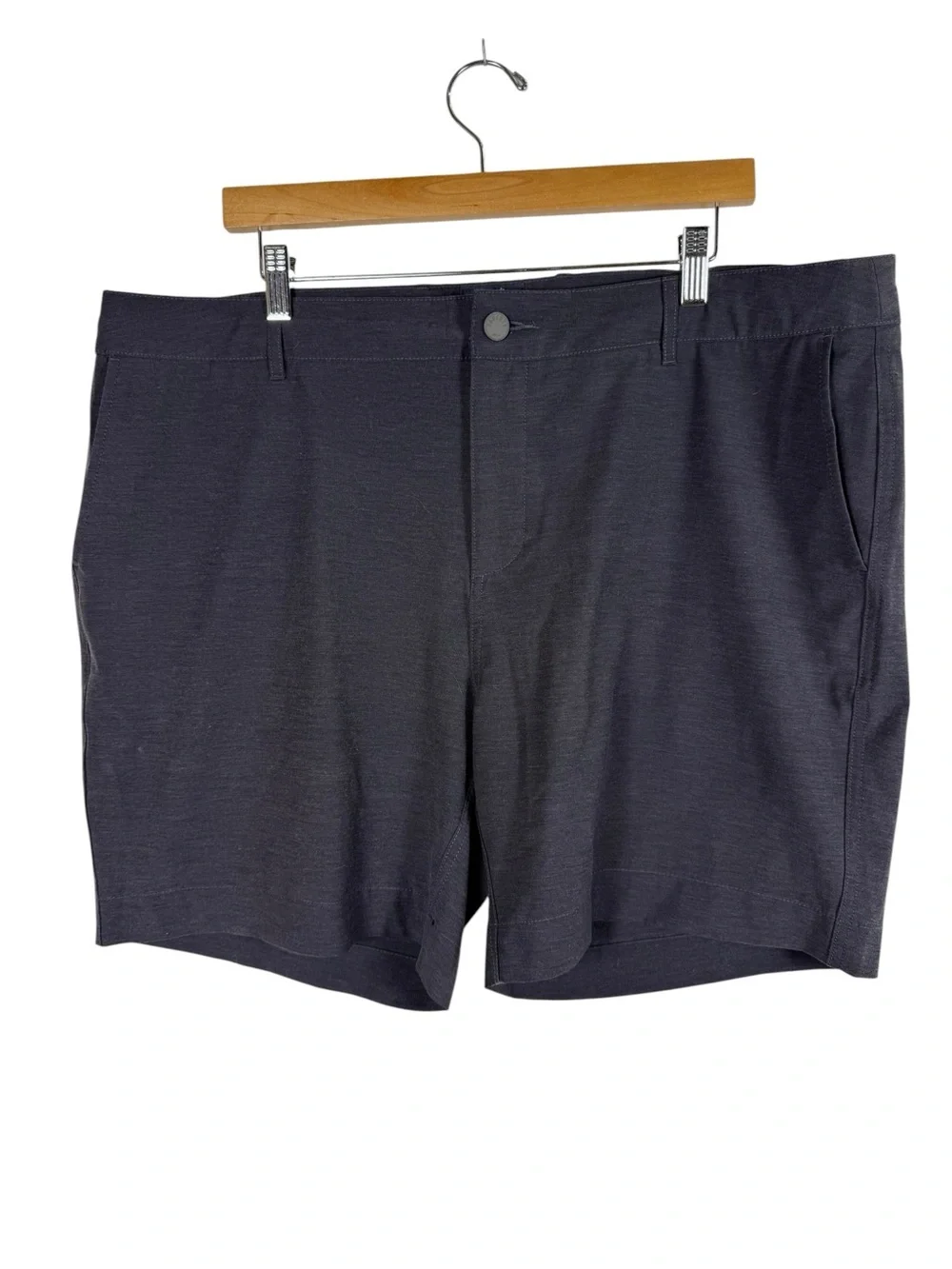 Faherty Men's All Day Shorts Heathered Charcoal Gray Sz 42